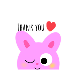 [LINEスタンプ] くまうさぎとお花