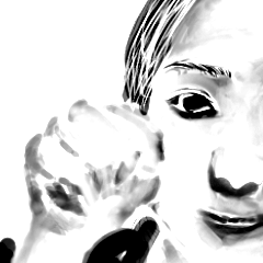 [LINEスタンプ] 白黒イラスト