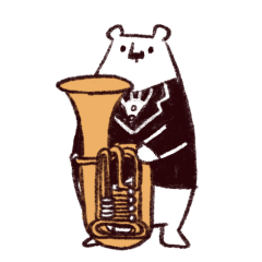 [LINEスタンプ] Tuba Bears（Tubaクマ）