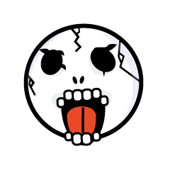 [LINEスタンプ] 一言！ガイコツくん