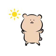 [LINEスタンプ] ちょろクマ