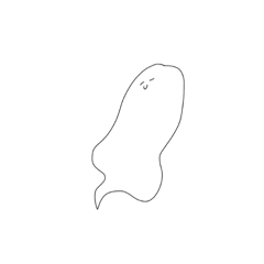 [LINEスタンプ] おばけのしーちゃん