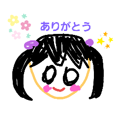 [LINEスタンプ] 女の子 かわいい