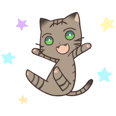 [LINEスタンプ] きじねこのトム2