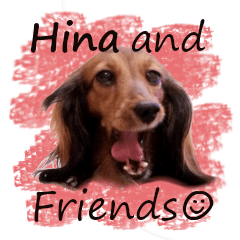 [LINEスタンプ] Hina and Friendsの画像（メイン）