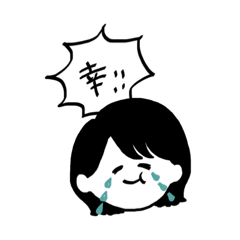 [LINEスタンプ] まる顔のんびりスタンプ