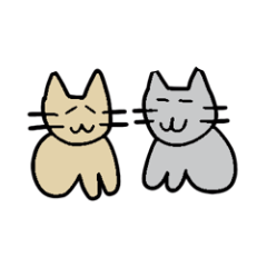 [LINEスタンプ] 絵心なしネコ