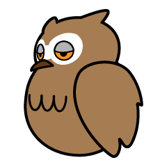 [LINEスタンプ] 日常とフクロウ