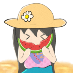 [LINEスタンプ] 夏と Rinnan