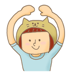 [LINEスタンプ] 猫かぶりガールのゆるふわスタンプ
