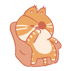 [LINEスタンプ] 野良猫RUROOの一日