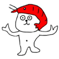 [LINEスタンプ] えび人間