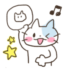 [LINEスタンプ] フライングディスクなネコ