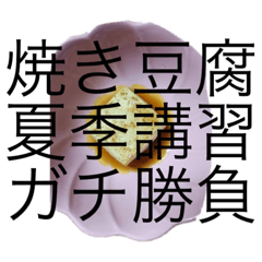 [LINEスタンプ] 使える焼き豆腐 美味しいよ田中用スタンプ