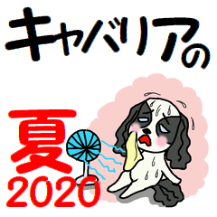 [LINEスタンプ] キャバリアばっかりのスタンプ(夏）2020