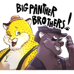 煽れる！BIG PANTHER BROTHERS スタンプ