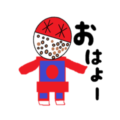 [LINEスタンプ] ぽぷこん戦隊の日常を