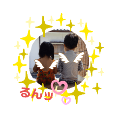 [LINEスタンプ] 津田兄妹