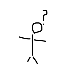 [LINEスタンプ] 棒人間(仮)