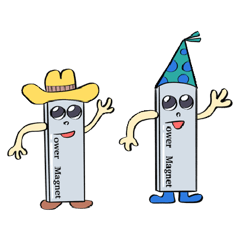 [LINEスタンプ] パワーマグネットなごみ君いやし君