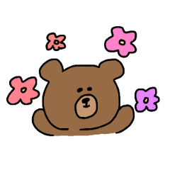 [LINEスタンプ] ゆる〜いくまさん日記