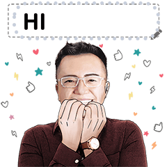 [LINEスタンプ] Teacher chen story telle message sitcker