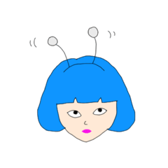 [LINEスタンプ] 毎日使える可愛い女の子