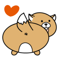 [LINEスタンプ] となりの柴犬 その1