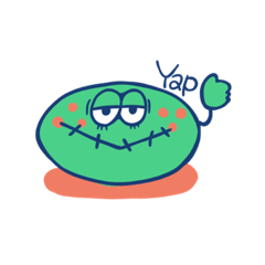 [LINEスタンプ] ポップでゆかいなモンスタ一