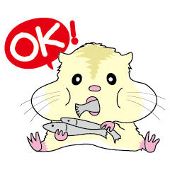 [LINEスタンプ] ハム兄弟のあいさつ