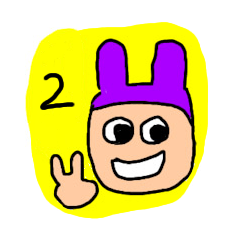 [LINEスタンプ] ミスターウサギ男2