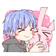 [LINEスタンプ] 天使級に可愛い青髪少年2