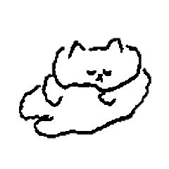 [LINEスタンプ] 花原史樹のねこ