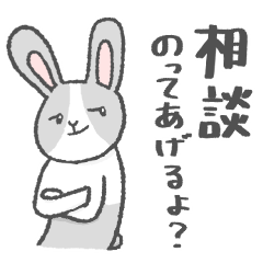 [LINEスタンプ] うさぎのフルちゃん4 ～ 毎日使えるよ？ ～