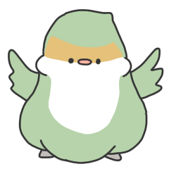 [LINEスタンプ] コザクラインコ 日常会話用 1-1