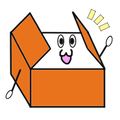 [LINEスタンプ] 箱中さん