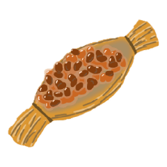 [LINEスタンプ] 納豆です