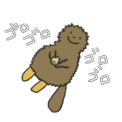 [LINEスタンプ] ふしぎな生き物たち。①