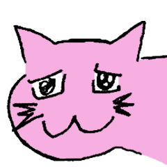 [LINEスタンプ] 困り顔のネコ