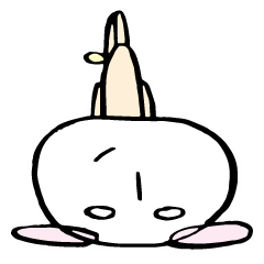 [LINEスタンプ] 一文字表現＊よこむきどうぶつ