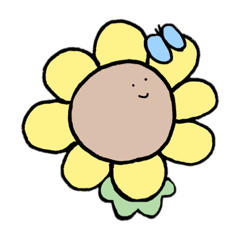 [LINEスタンプ] つかえるひまわり。