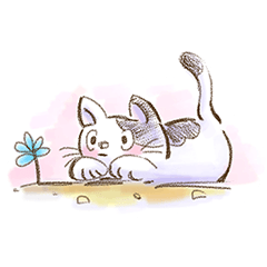 [LINEスタンプ] 猫 ハナちゃん