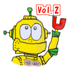 [LINEスタンプ] 陽気なロボポン「Robopon」vol.2