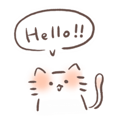 [LINEスタンプ] ゆるとびにゃんこ