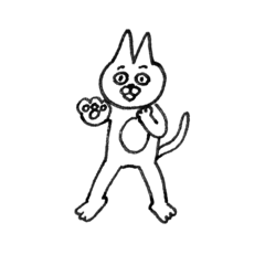 [LINEスタンプ] わたしがねこ