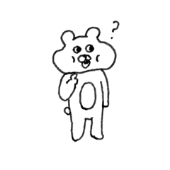 [LINEスタンプ] わたしがくま