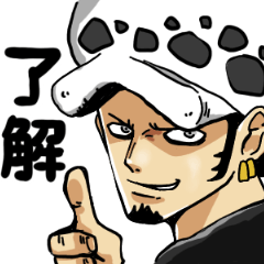 [LINEスタンプ] ONE PIECE ローとチョッパーのスタンプ