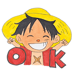 [LINEスタンプ] ONE PIECE カナト スタンプ