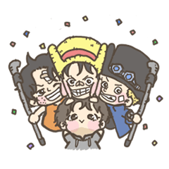 [LINEスタンプ] ほんわかONE PIECE。 by.SEIRA