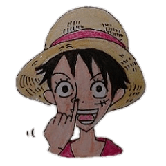 [LINEスタンプ] ONE PIECE k-chan スタンプ2